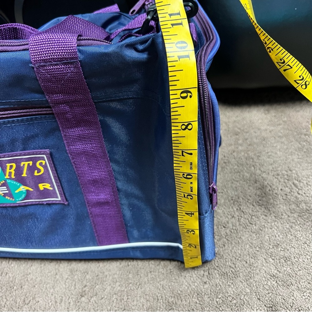 Vintage Sports Gear 80s-90s Duffle Bag gym bag travel bag euc - Picture 11 of 11